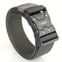 Outdoor Fishing Belt Quick Release Buckle Braided Combat Belt