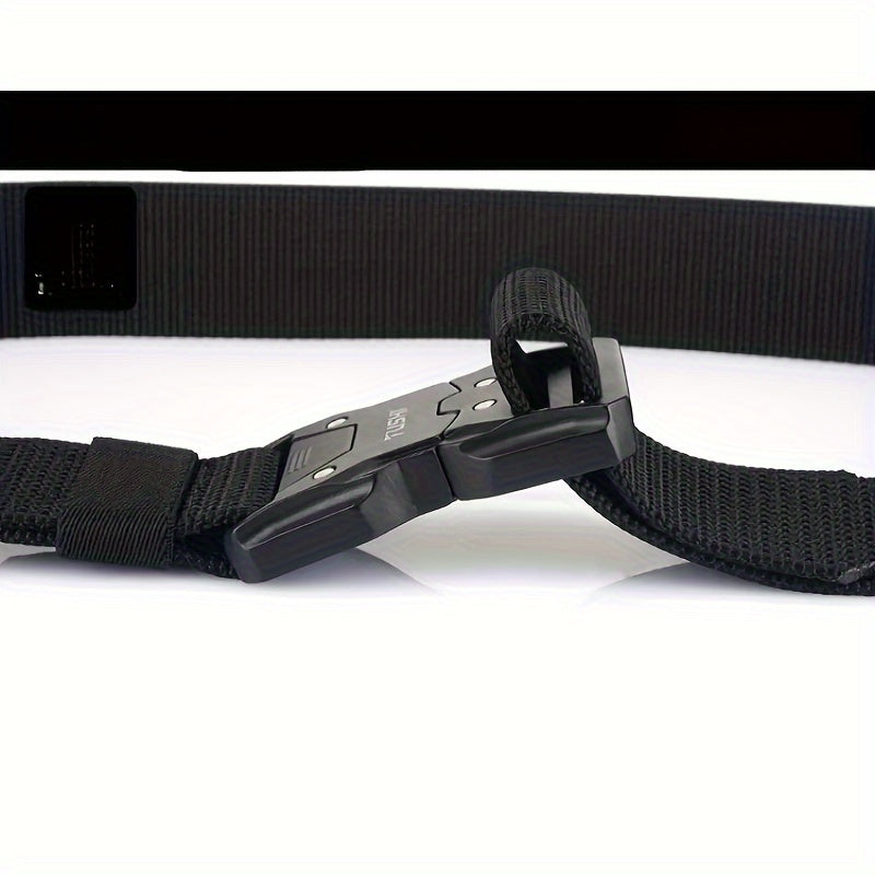 Outdoor Fishing Belt Quick Release Buckle Braided Combat Belt