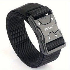 Outdoor Fishing Belt Quick Release Buckle Braided Combat Belt