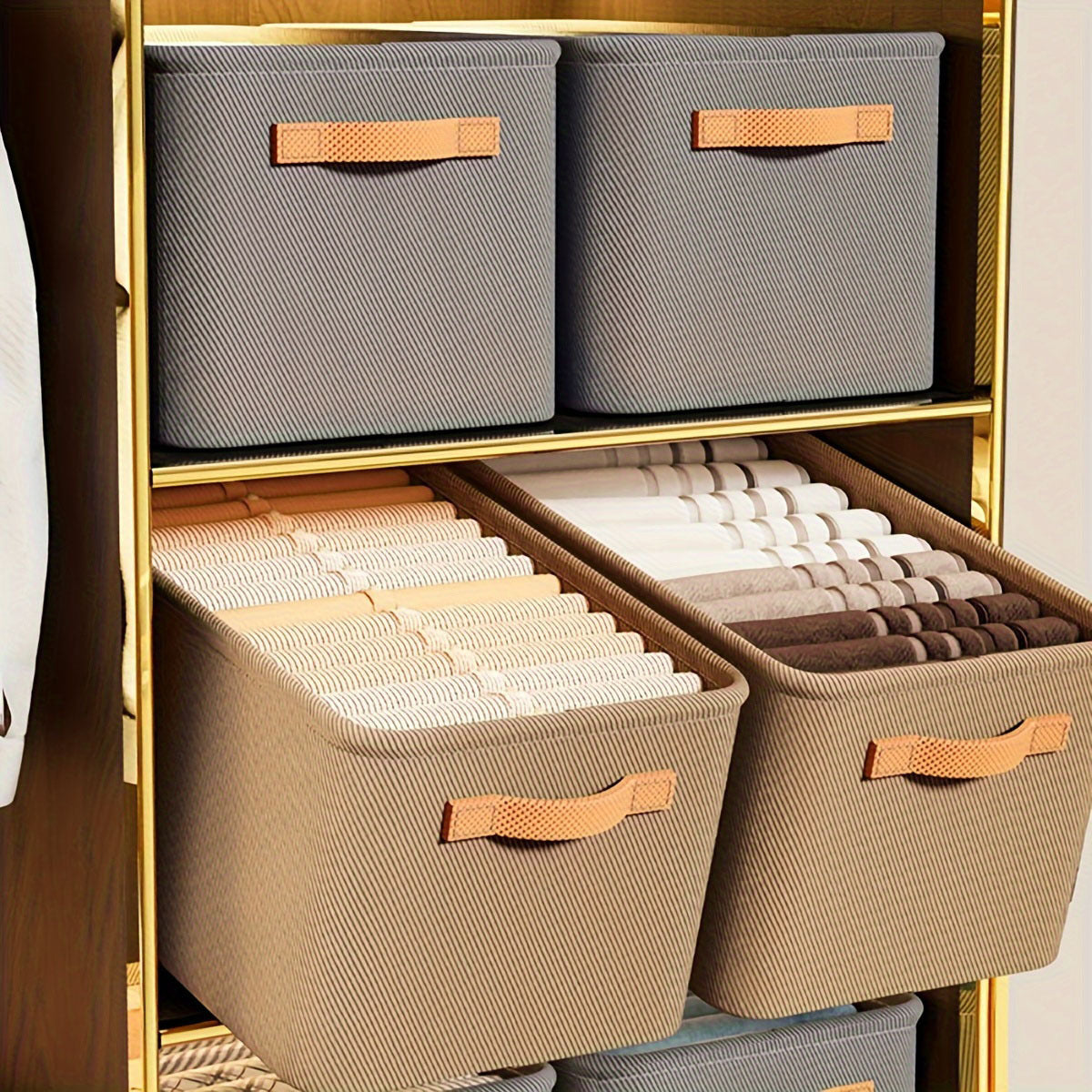 Fabric Storage Bins With Lids for Organizing
