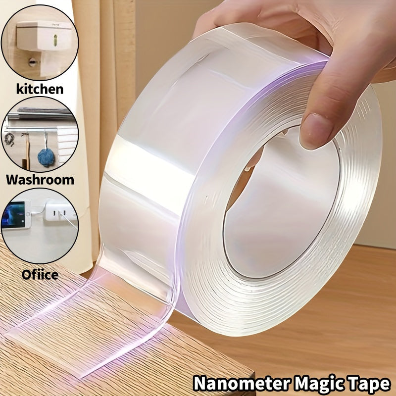 Transparent Double-sided Tape Reusable Strong and Versatile