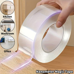 Transparent Double-sided Tape Reusable Strong and Versatile