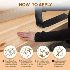 6x24' Stair Treads Grip Tape for Wooden Steps Indoor/Outdoor