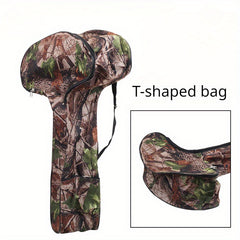 Canvas T Shape Compound Bow Storage Bag Adjustable Archery Case