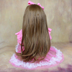 24in Reborn Doll Girl Soft Vinyl Baby Princess Toddler Bebe Lovely Kid