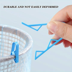 50pcs Garbage Barrel Clips Rubbish Bag Anti Slip Clips Home Supplies