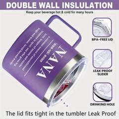 Shatterproof Stainless Steel Water Cup Leakproof Insulated Coffee Cup 14oz