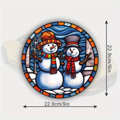 Christmas Snowman Window Sticker Home Car RV Decoration