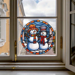Christmas Snowman Window Sticker Home Car RV Decoration