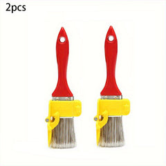 2pcs Paint Trimming Separator Interior Detail Wall Roof Paint Brush Angle