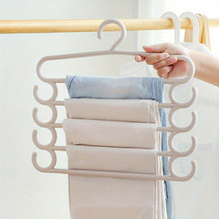 5-Layer Pants Towel Scarf Racks Closet Storage Organizer