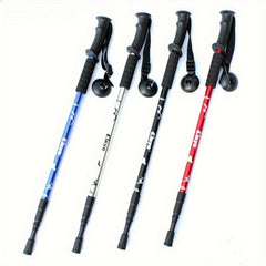 Aluminum Alloy 3 Section Shock-Absorbing Hiking Stick