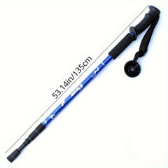 Aluminum Alloy 3 Section Shock-Absorbing Hiking Stick