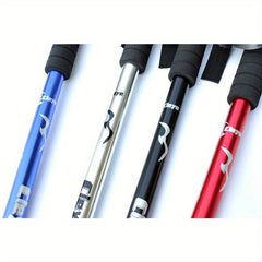 Aluminum Alloy 3 Section Shock-Absorbing Hiking Stick