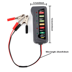12V Car Motorcycle Tester Fault Detector Digital Alternator Tester