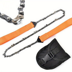 60 96 Cm Pocket Chain Saw Steel Hand Saw Outdoor Wood Cutting Tool
