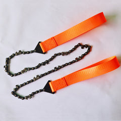 60 96 Cm Pocket Chain Saw Steel Hand Saw Outdoor Wood Cutting Tool