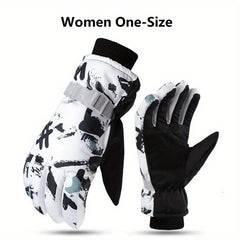 Winter Snowboard Skiing Gloves Unisex Touch Screen Waterproof