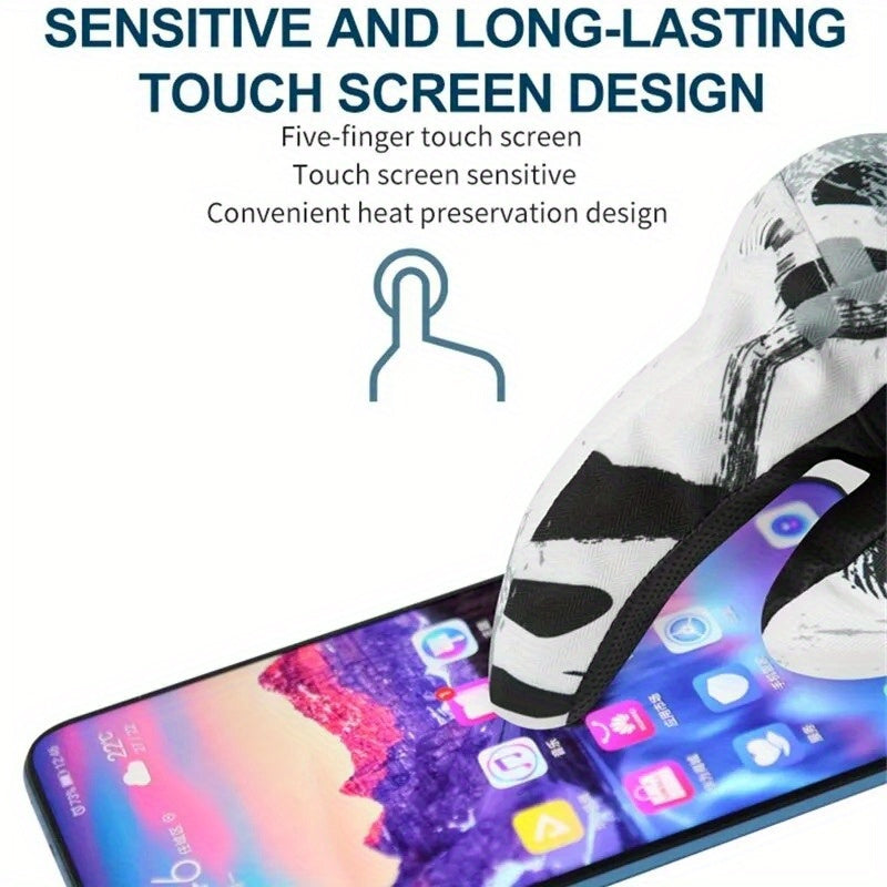 Winter Snowboard Skiing Gloves Unisex Touch Screen Waterproof