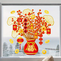 Chinese Year Display Window Stickers - Glass Window Decorations