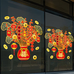 Chinese Year Display Window Stickers - Glass Window Decorations
