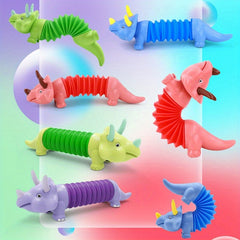 Stretch Toy Cartoon Dinosaur Animal Lala Flexible Variety Decompression
