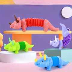 Stretch Toy Cartoon Dinosaur Animal Lala Flexible Variety Decompression