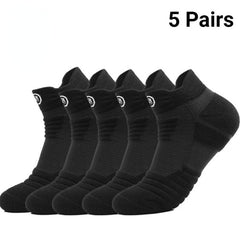 5pairs Breathable Ankle Socks for Men & Women