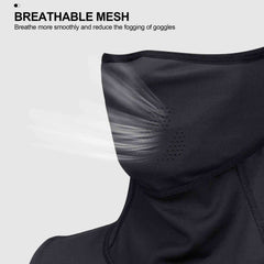 Solid Breathable Balaclava Hat Windproof Dustproof Fleece Warm Mask Hat
