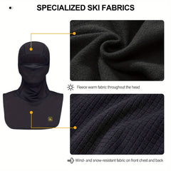 Solid Breathable Balaclava Hat Windproof Dustproof Fleece Warm Mask Hat