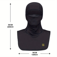 Solid Breathable Balaclava Hat Windproof Dustproof Fleece Warm Mask Hat