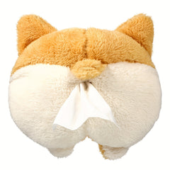 Corgi Butt Car Tissue Holder Napkin Box Backseat Hanging Case