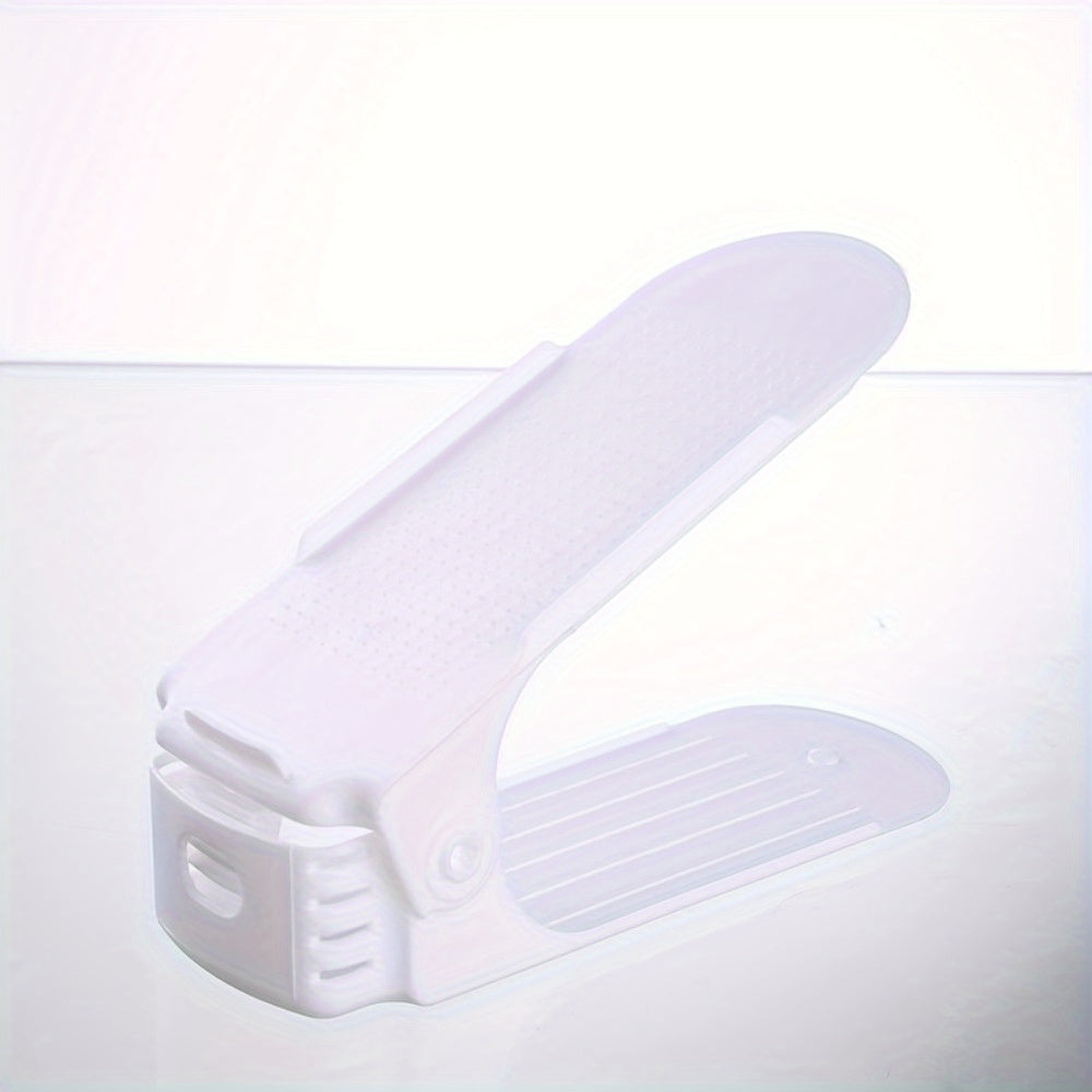 Adjustable Shoe Organizer Rack Double Layer Shoe Stacker Space Saving