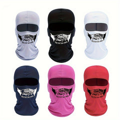 Printed Balaclava Hat Windproof Mask for Outdoor Riding