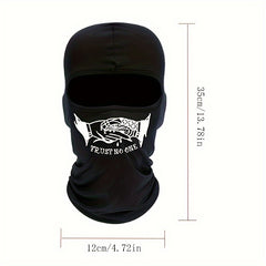 Printed Balaclava Hat Windproof Mask for Outdoor Riding
