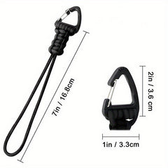 3pcs Triangle Buckle Keychain for Backpack Outdoor Camping Hiking