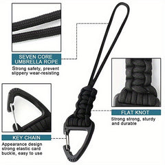 3pcs Triangle Buckle Keychain for Backpack Outdoor Camping Hiking