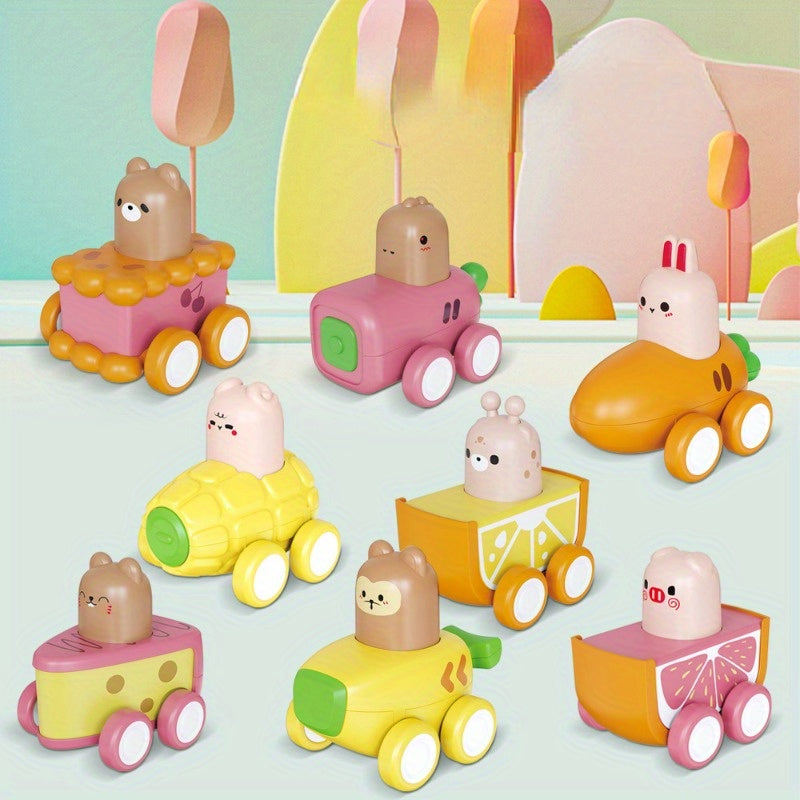 Cartoon Fruit Inertia Car Boys Resistant To Falling Toy