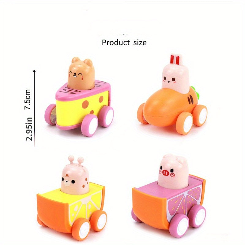 Cartoon Fruit Inertia Car Boys Resistant To Falling Toy
