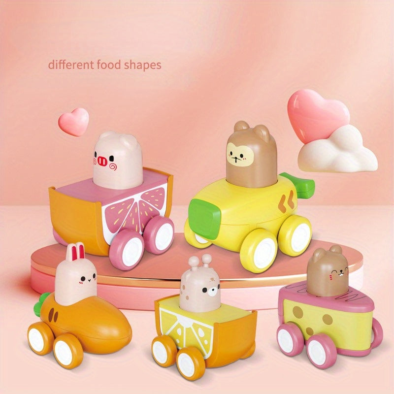 Cartoon Fruit Inertia Car Boys Resistant To Falling Toy