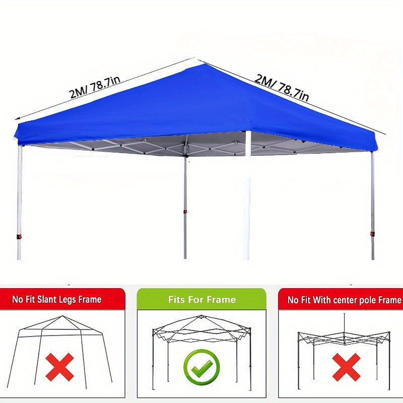 Replacement Top With Vent Canopy Frame Canopy Cover