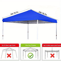 Replacement Top With Vent Canopy Frame Canopy Cover