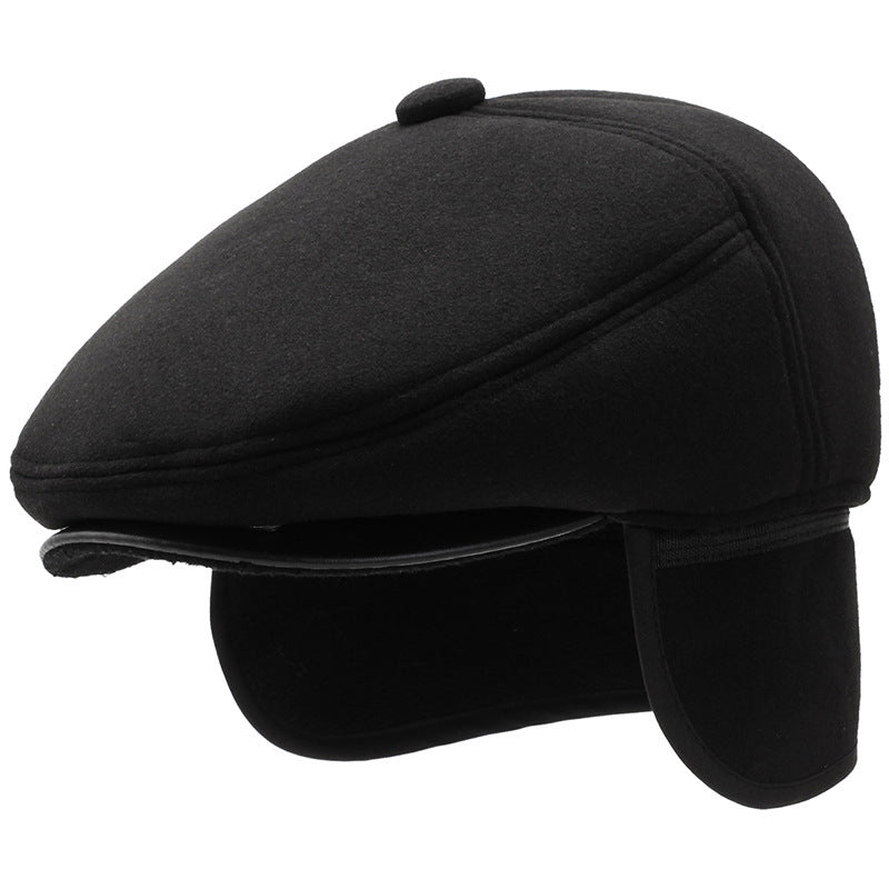 Outdoor Warm Hat Coldproof Ear Protection Cap For Men Middle aged