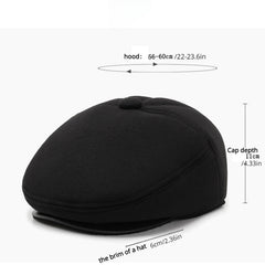 Outdoor Warm Hat Coldproof Ear Protection Cap For Men Middle aged