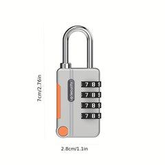 1pc Combination Lock Luggage Gym Cabinet Password Padlock