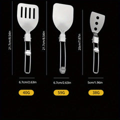 6pc 304 Stainless Steel Camping Kitchenware Set