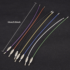 20pcs Stainless Steel Keychain Cable Rope for Outdoor Hiking Camp Travel