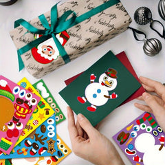 16pcs Christmas Stickers for Kids Crafts Activities