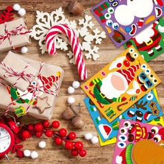16pcs Christmas Stickers for Kids Crafts Activities