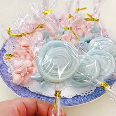 100 Transparent Opp Plastic Bags Candy Lollipop Cookie Packaging